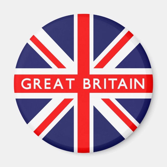Großbritannien-Flagge Magnet (Vorne)