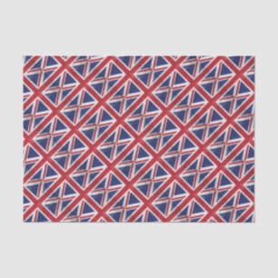 Großbritannien-Flagge Seidenpapier