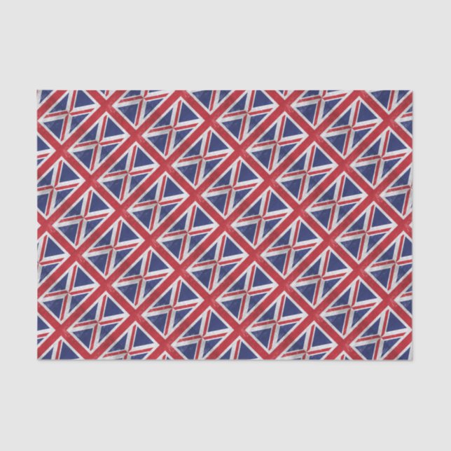 Großbritannien-Flagge Seidenpapier (Vorderseite)