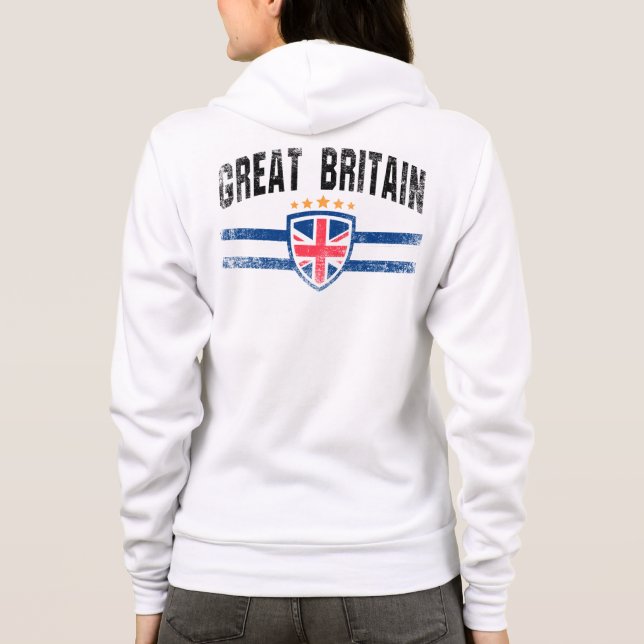 Großbritannien Hoodie (Rückseite)