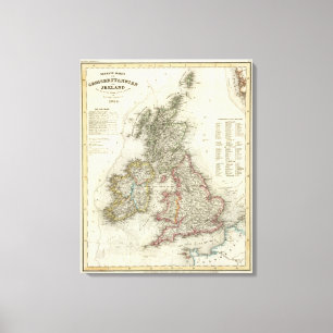 Grossbritannien, Irland Leinwanddruck