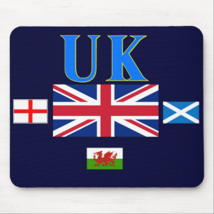 Großbritannien Mousepad