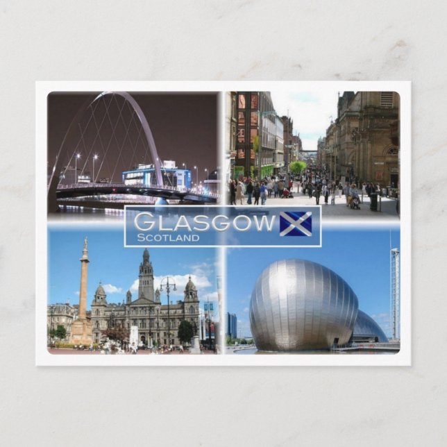 Großbritannien - Schottland - Glasgow - Postkarte (Vorderseite)
