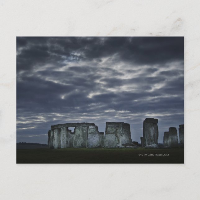 Großbritannien, Stonehenge, landschaftliche Postkarte (Vorderseite)