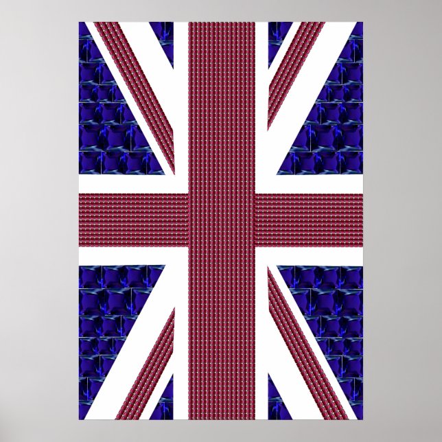 Großbritannien Unabhängigkeitstag, England-Flagge Poster (Vorne)