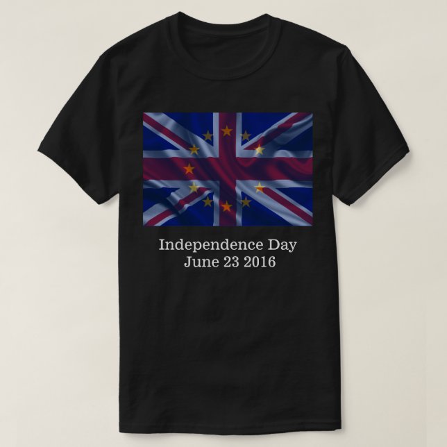 Großbritanniens Unabhängigkeitstag 2016 Brexit T-Shirt (Design vorne)