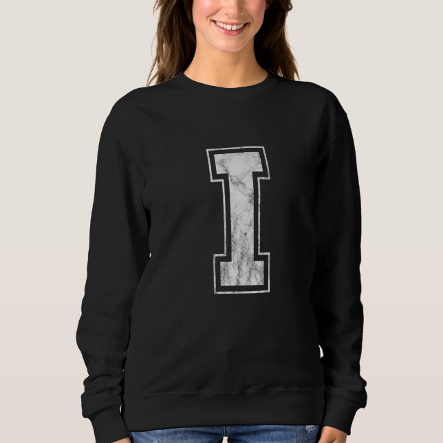 Großbuchstabe I Sweatshirt (Vorderseite)