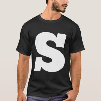 Großbuchstaben S Alphabet Briefe Wörter Gruppe Hoo T-Shirt