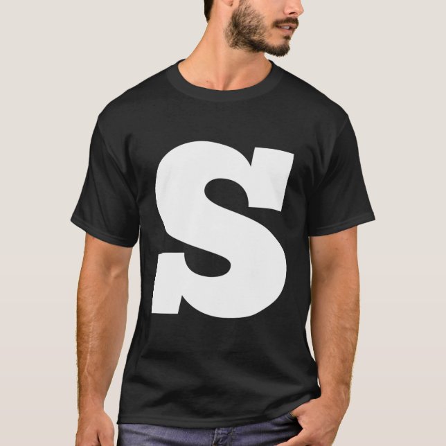 Großbuchstaben S Alphabet Briefe Wörter Gruppe Hoo T-Shirt (Vorderseite)