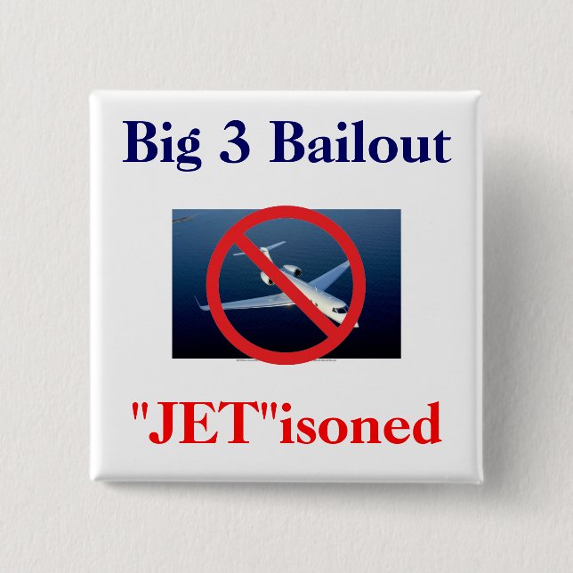 Große 3 - "Jet " isoned Button (Vorderseite)
