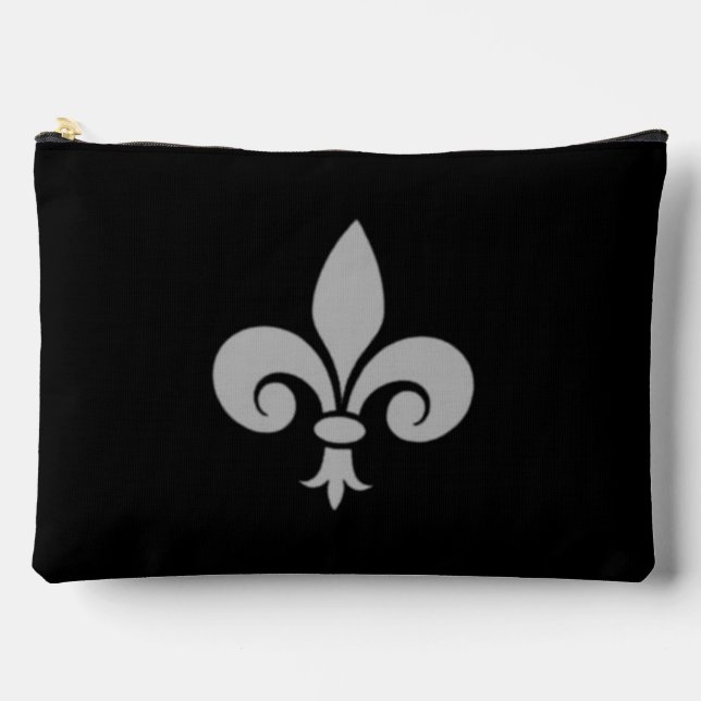 Große Accessoire-Tasche Fleur de Lys Zubehörtasche (Vorderseite)