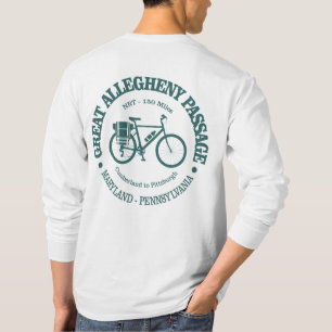 Große Allegheny Passage (Fahrrad) T-Shirt
