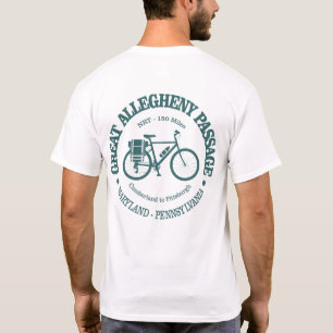 Große Allegheny Passage (Fahrrad) T-Shirt