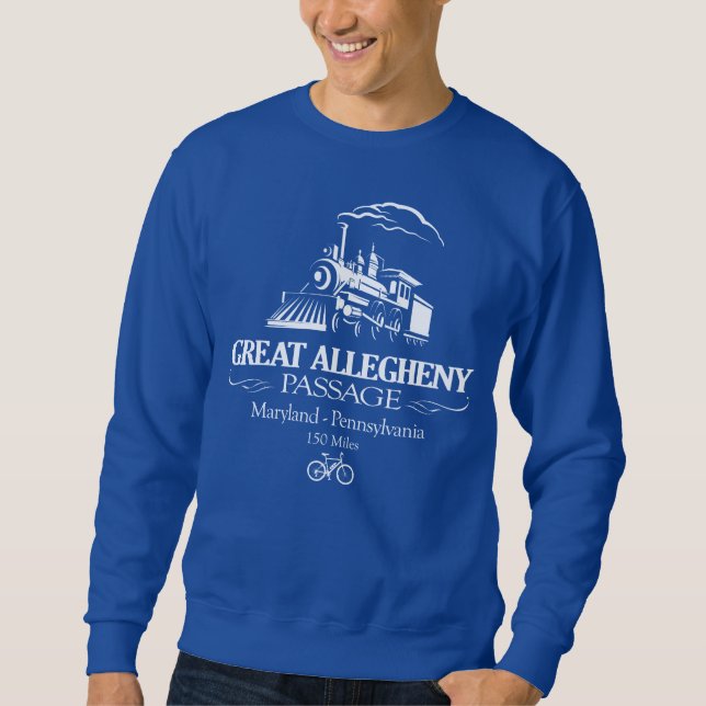 Große Allegheny Passage (RT) Sweatshirt (Vorderseite)