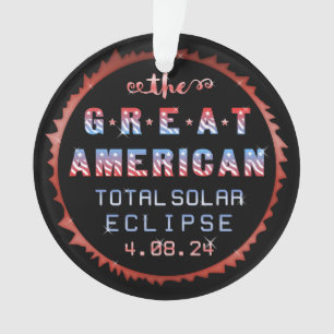Große amerikanische GesamtSonnenfinsternis am 21. Ornament