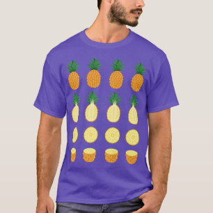 Große Ananas Bekleidung Aloha Hawaii Strände T-Shirt