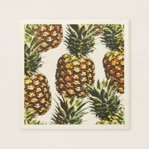 große Ananas (BGC transparent) Serviette