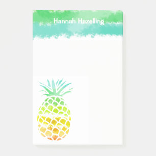 Große Ananas-personalisierte Anmerkungs-Auflage Post-it Klebezettel