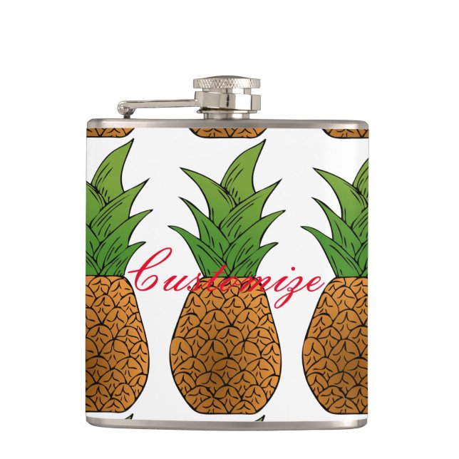 große Ananas Thunder_Cove Flachmann (Vorderseite)