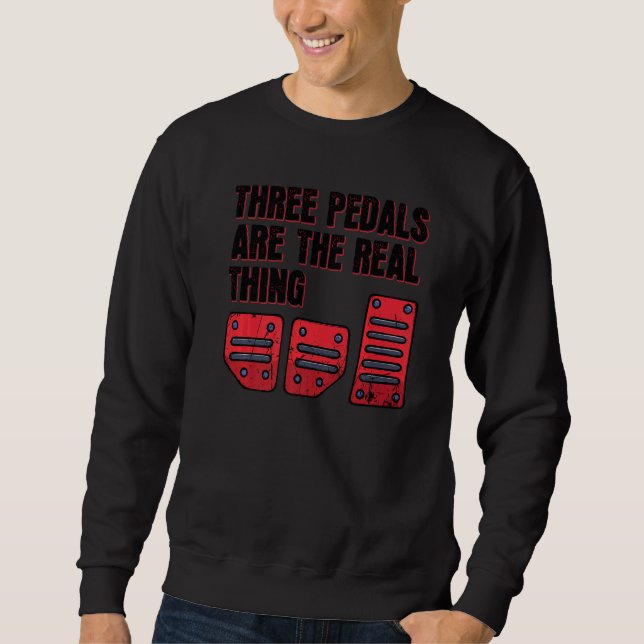 Große Anweisung Bremspedal für den Beschleuniger C Sweatshirt (Vorderseite)