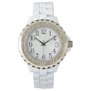 Große Anzahl von Frauen Kristall Armbanduhr
