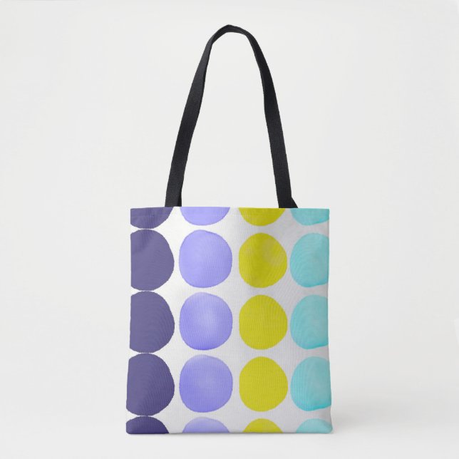 Große Aquarelltöne Tasche (Vorderseite)