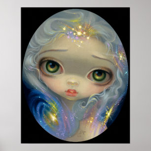 Große Augen der großen mit Augen Kunst des Poster