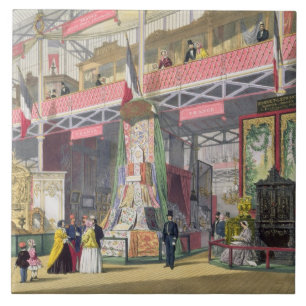 Große Ausstellung, 1851: Frankreich No.1, Anzeige Fliese