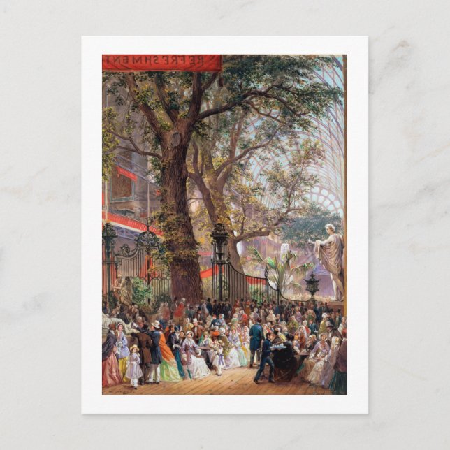 Große Ausstellung, 1851: Innere Postkarte (Vorderseite)