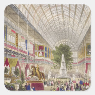 Große Ausstellung, 1851: Süd Transept, aus Inter Quadratischer Aufkleber