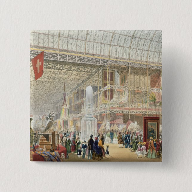 Große Ausstellung, 1851: Zentrales Transept des Cr Button (Vorderseite)