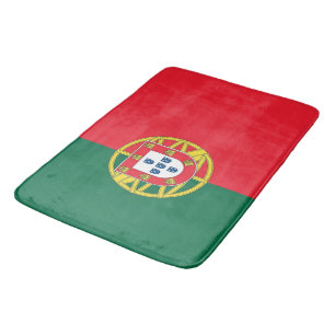 Große Badematte mit der Flagge Portugals