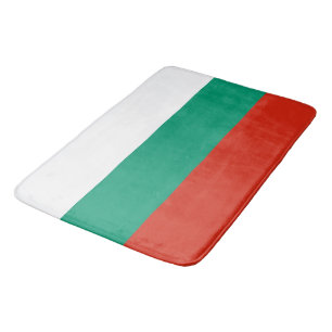 Große Badematte mit Flagge Bulgariens