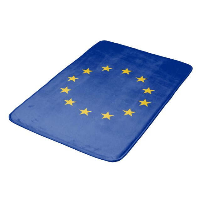 Große Badematte mit Flagge europäischer Gewerkscha (Schrägansicht)