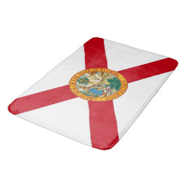 Große Badematte mit Flagge Floridas, USA