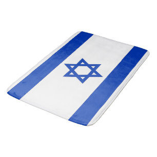 Große Badematte mit Flagge Israels
