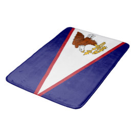 Große Badematte mit Flagge von Amerikanisch-Samoa,