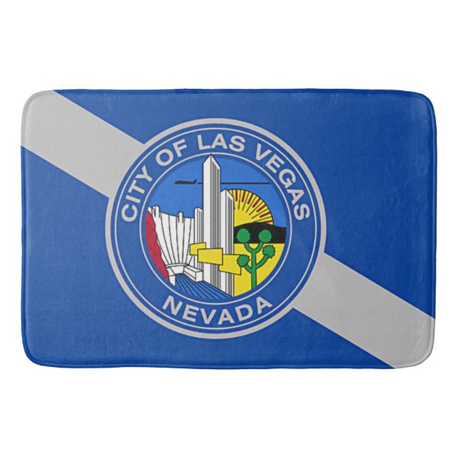 Große Badematte mit Flagge von Las Vegas (Vorderseite)