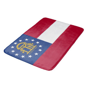 Große Badematte mit georgischer Flagge, USA