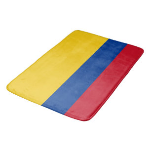 Große Badematte mit kolumbianischer Flagge
