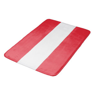 Große Badematte mit österreichischer Flagge