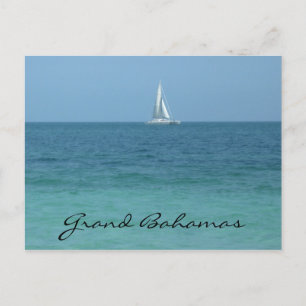 große Bahamasgewässer Postkarte