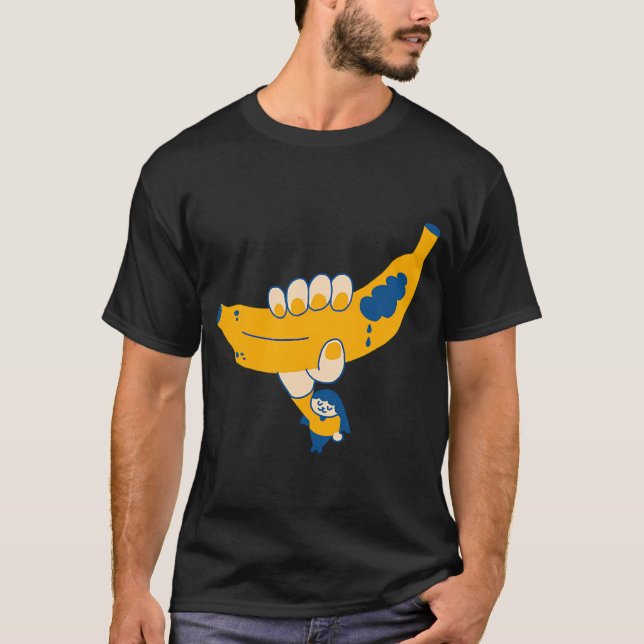 Große Banane T-Shirt (Vorderseite)