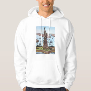 Große Bartholdi Statue Hoodie