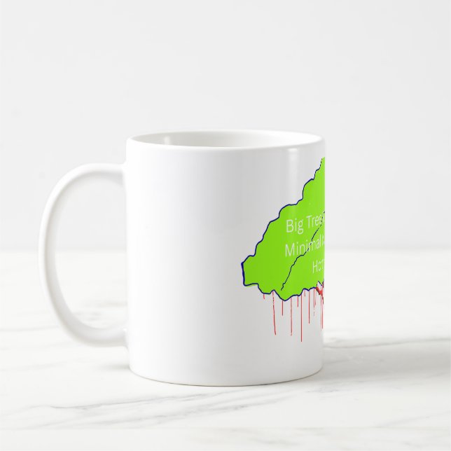 Große Baum-Wandkunst | Große Natur  Kaffeetasse (Links)