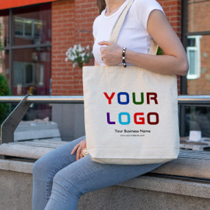 Große, benutzerdefinierte Baumwolltasche mit Logo Jumbo Stoffbeutel