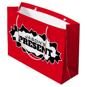 Große benutzerdefinierte Geschenktasche mit lustig Geschenktüte