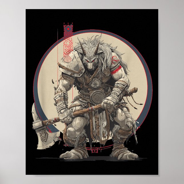 Große Berserker-Kostüm Poster (Vorne)