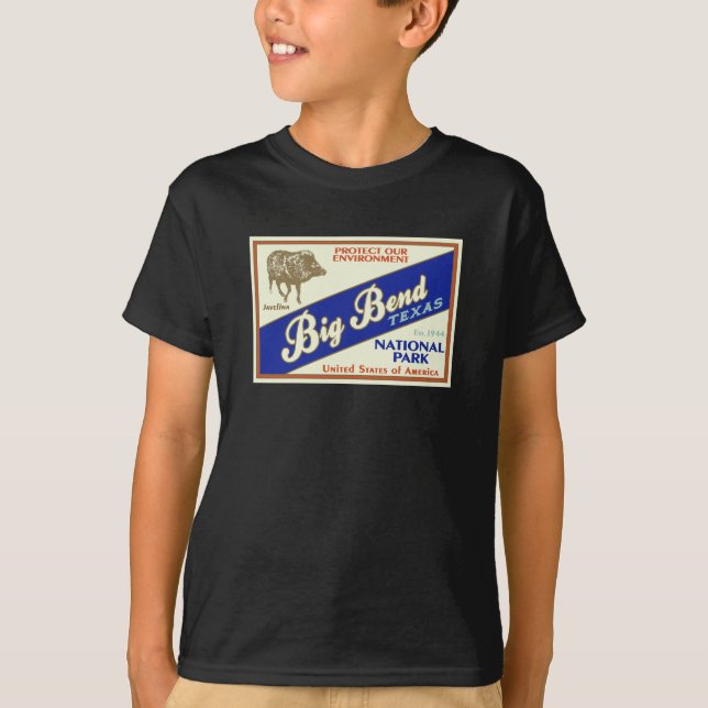 Große Biegungs-Nationalpark (Javelina) T-Shirt (Vorderseite)