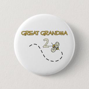 Große Biene der Großmutter-2 Button